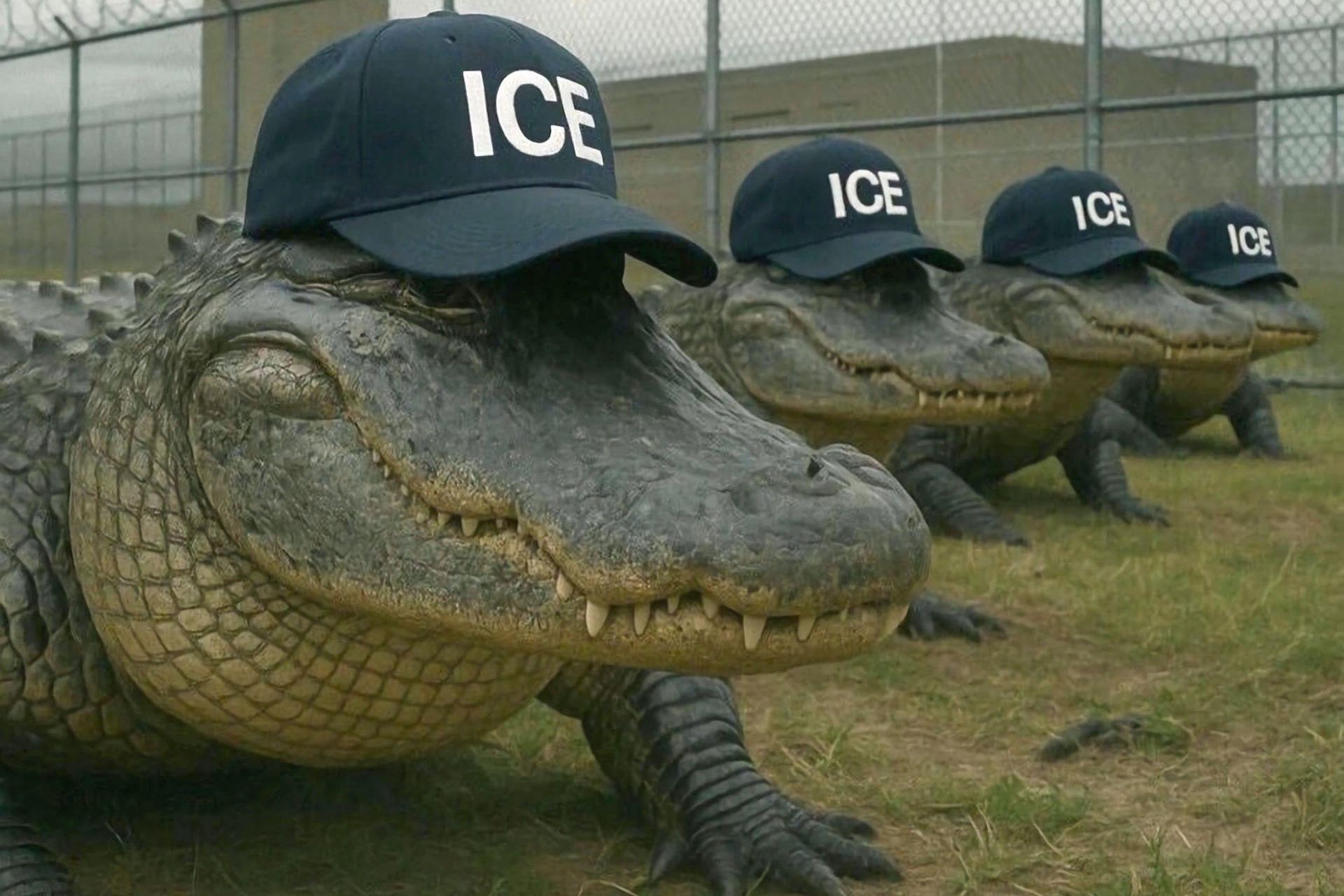 Protestan en EE.UU. contra cárcel migratoria ‘Alligator Alcatraz’