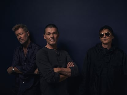 gg5sqeggobaalkgdygwndtda4i La banda A-ha. Morten Harket, el vocalista, en el centro, rodeado de Magne Furuholmen (izquierda) y Paul Waaktaar-Savoy (derecha).