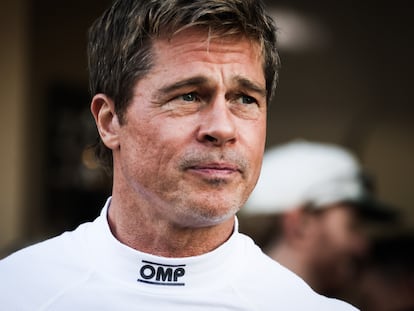n7f5mdu42jbnbbl4ivaobvyhhy Brad Pitt, el 5 de diciembre de 2024, durante la grabación de su próxima película 'F1'.