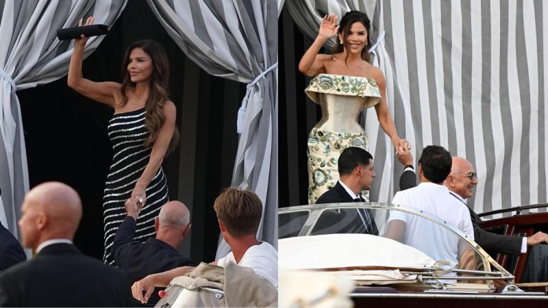 vestidos-de-lauren-sanchez-previo-a-su-boda-con-jeff-bezos-en-venecia Jeff Bezos y Lauren Sánchez se dan el "sí" en exclusiva ceremonia en Venecia - vestidos-de-lauren-sanchez-previo-a-su-boda-con-jeff-bezos-en-venecia