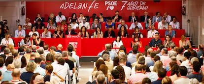 5xlfffgokfahtcmcce7yv7ow6e-1 Vista general del Comité Federal del PSOE este sábado.