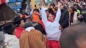 Foto ilustrativa de la nota titulada: Dina Boluarte sufre agresión durante evento en zona andina (Video)
