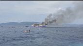 Foto ilustrativa de la nota titulada: Un ferry de pasajeros indonesio se incendia en el mar y deja al menos 5 muertos (Videos)
