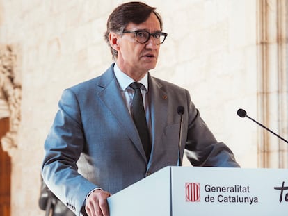 El presidente de la Generalitat de Cataluña, Salvador Illa, comparece este jueves para analizar el aval del Constitucional a la ley de amnistía.