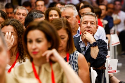 ublwsjex4ff2tege3orye75aoe-1 El presidente de Castilla- La Mancha, Emiliano García-Page, en el inicio del Comité Federal del PSOE.