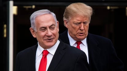 Donald Trump y Benjamín Netanyahu