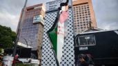 Foto ilustrativa de la nota titulada: Piden a Brugada mantener antimonumento “La Puerta de la Resistencia y la Vida”como apoyo a Palestina