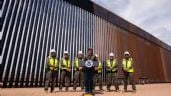 Foto ilustrativa de la nota titulada: EU pinta de negro el muro fronterizo con México para subir la temperatura y frenar el paso de migrantes