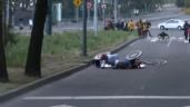 Foto ilustrativa de la nota titulada: Bache no provocó accidente en Maratón de la CDMX, sino una coladera mal intervenida: Brugada