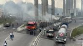 Foto ilustrativa de la nota titulada: Así fue el momento exacto de la explosión de una pipa de gas en Iztapalapa