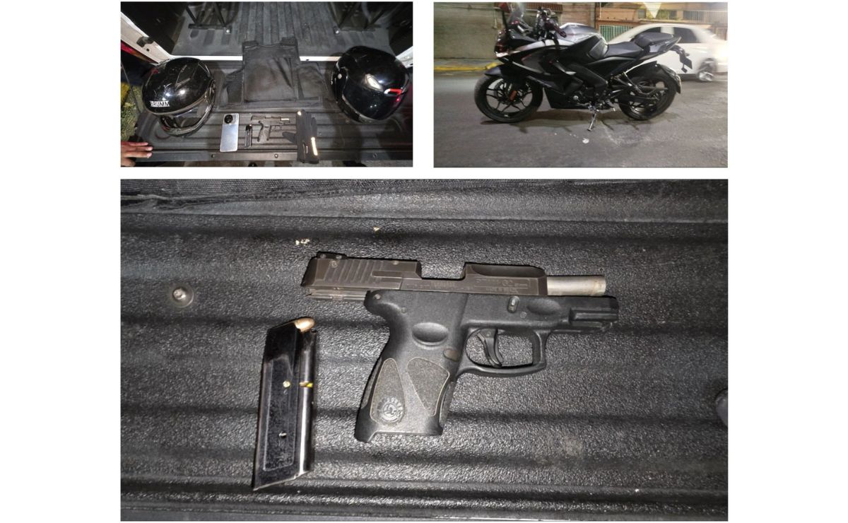 Ataque armado en Iztapalapa deja dos muertos y dos detenidos - objetos-asegurados-a-sujetos-que-asesinaron-a-dos-hombres-en-iztapalapa