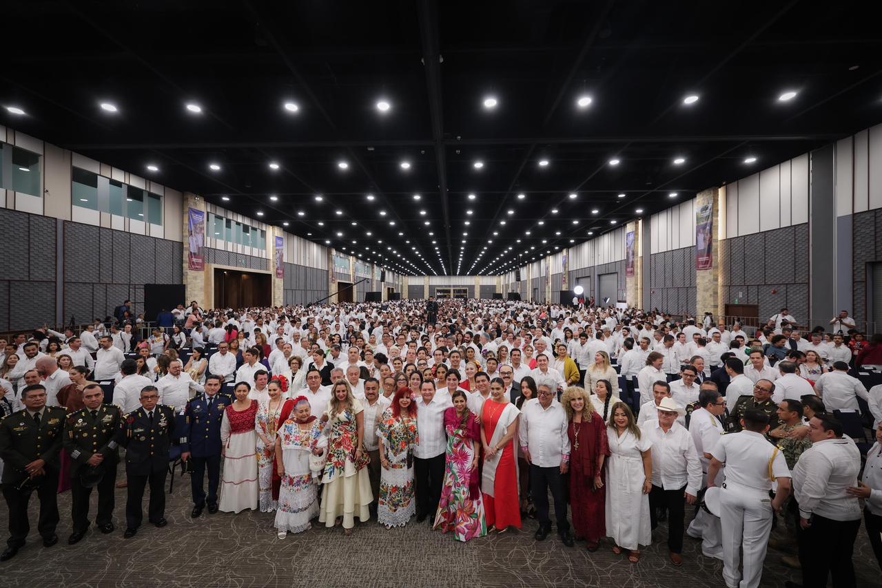 Joaquín Díaz Mena destaca avance rumbo al Renacimiento Maya en Primer Informe de Gobierno - primer-informe-de-gobierno-de-joaquin-diaz-mena