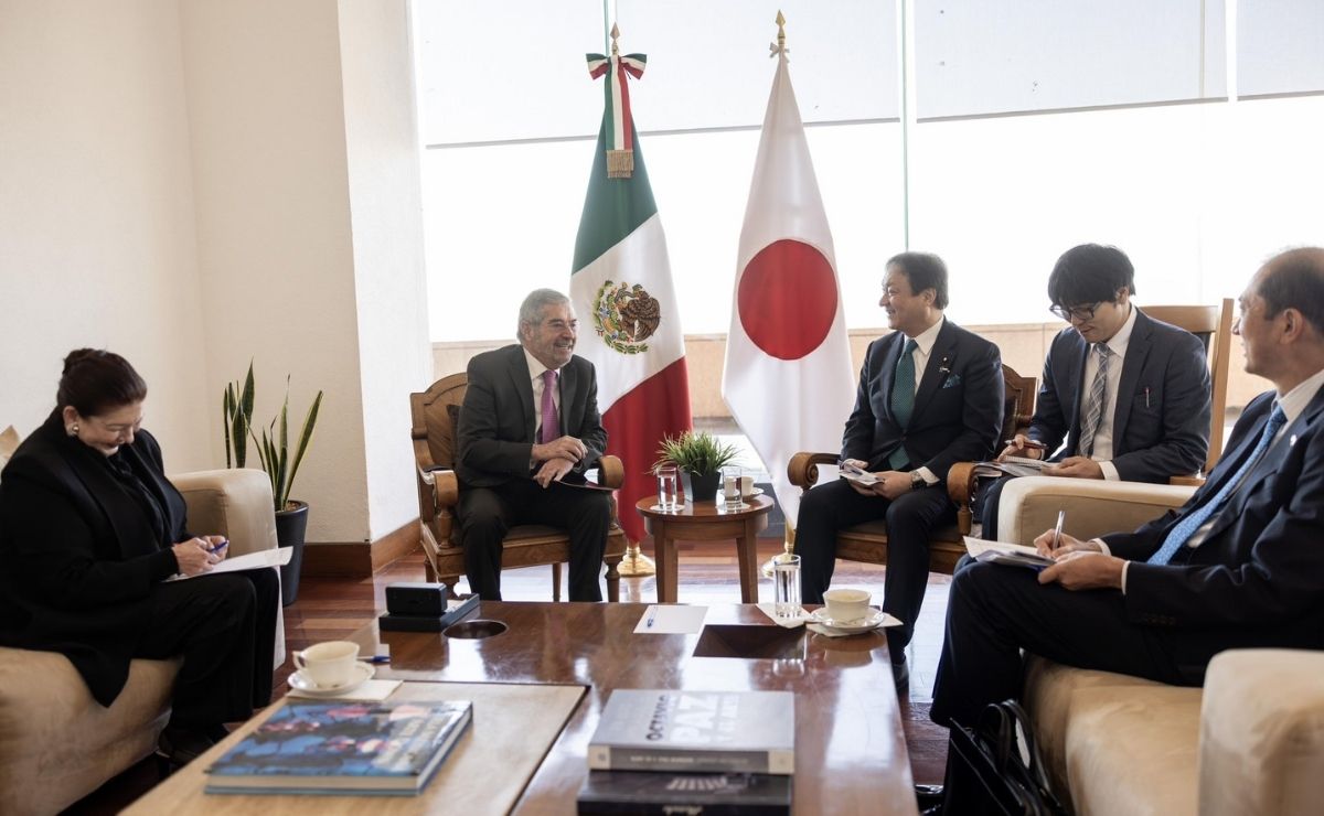 Canciller De la Fuente se reúne con el ministro de Estado de Relaciones Exteriores de Japón - reunion-entre-el-canciller-de-mexico-y-un-diplomatico-de-japon