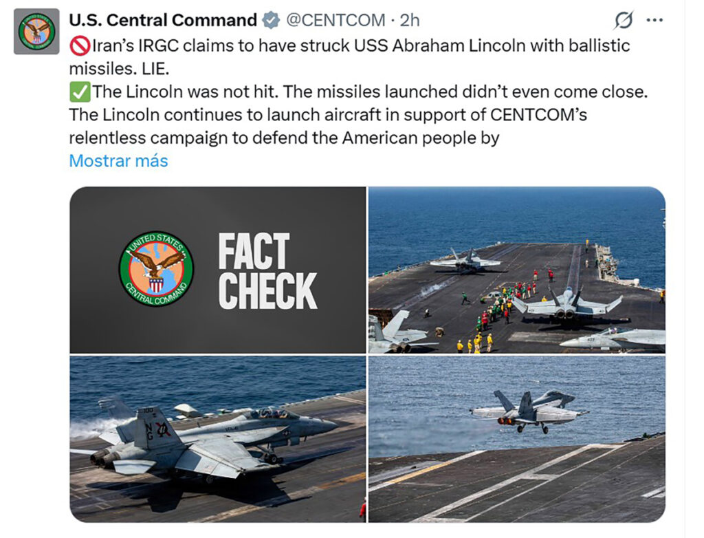 3d4adbde9ad5f25cb6df590f49a1c7fc959679f8-1024x782-1 Niega EE.UU. que el portaviones USS Abraham Lincoln haya sido alcanzado por misiles iraníes - 3d4adbde9ad5f25cb6df590f49a1c7fc959679f8-1024x782