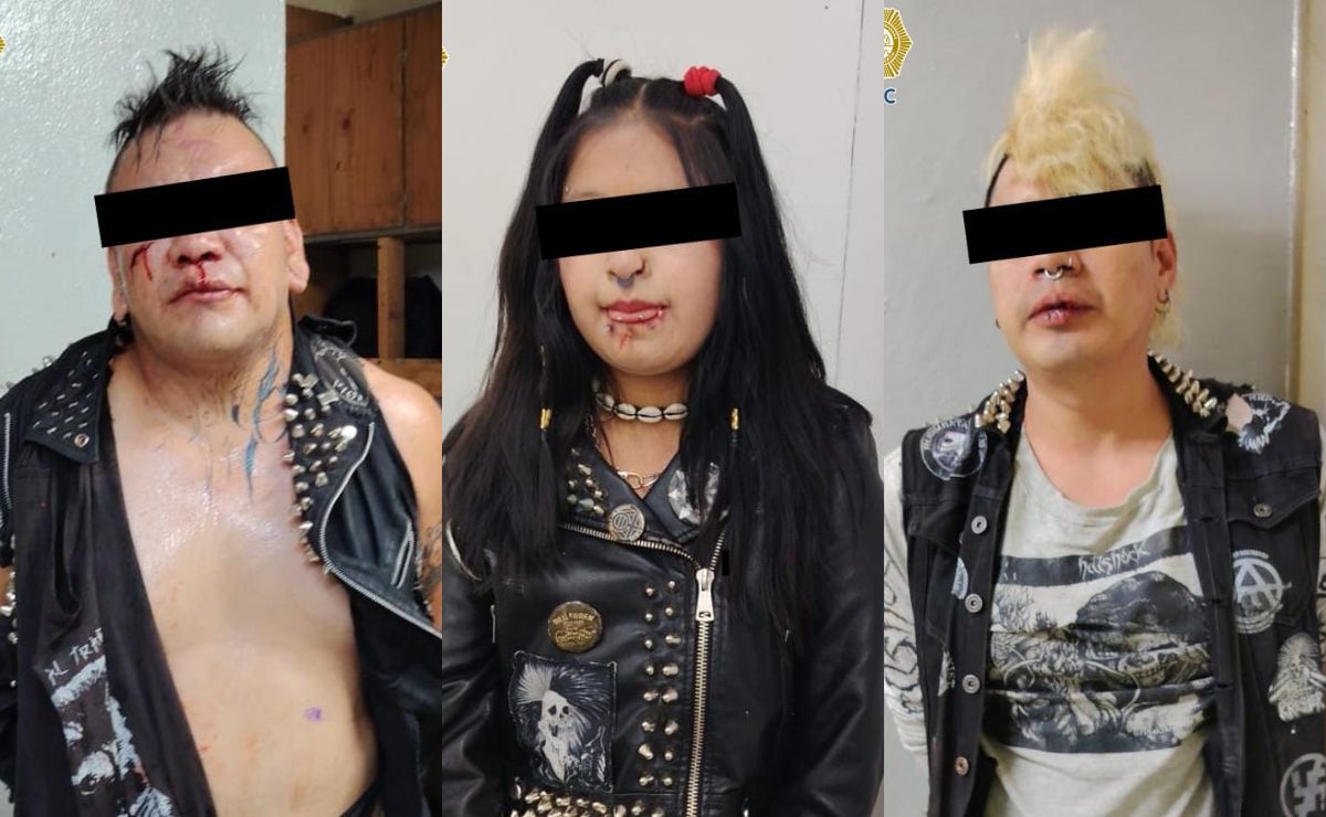 Video: Punks agreden a policías en el Metro CDMX - punks-que-agredieron-a-policias-en-el-metro-cdmx