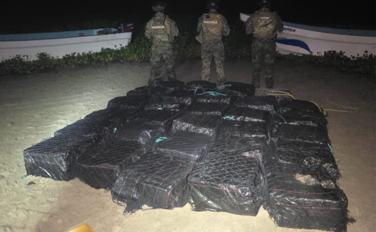 Marina halla 1.3 toneladas de cocaína en costas de Guerrero - cargamento-de-cocaina-asegurado-en-costas-de-guerrero