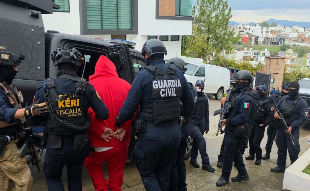 Detienen en Morelia al “Sierra 1”, presunto generador de violencia y líder de una red de extorsión - sierra-1-foto-2-1024x631