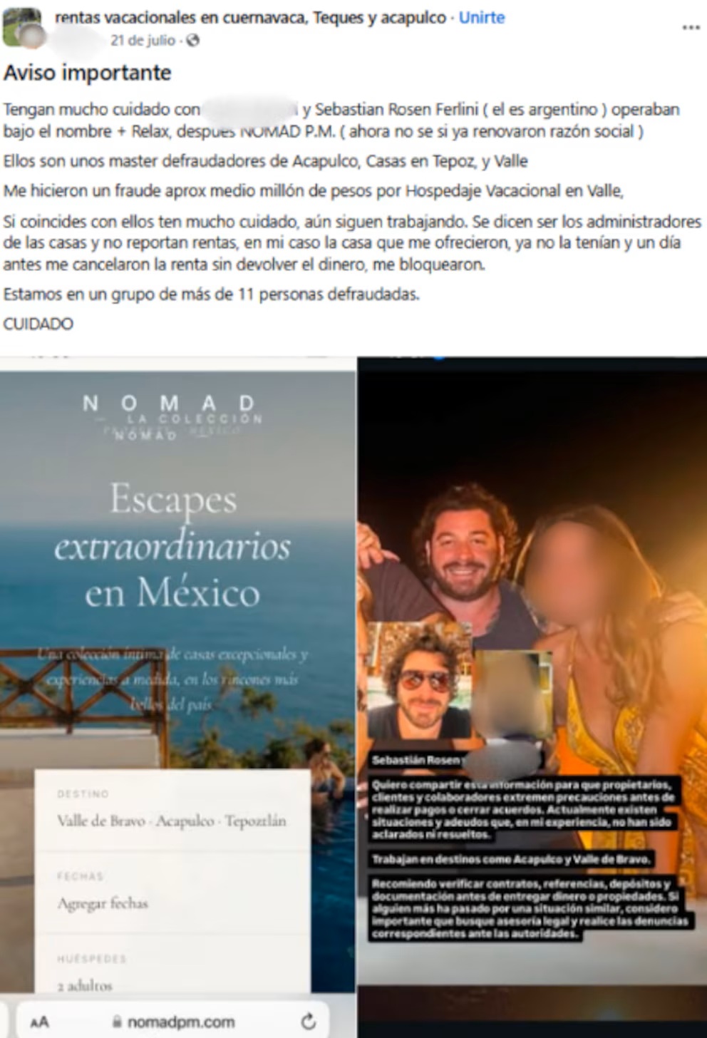 Argentino y presunto estafador: Lo que se sabe de Diego Sebastián, asesino del tecladista Jonathan Meléndez - denuncia-por-estafa-contra-diego-sebastian-r-f