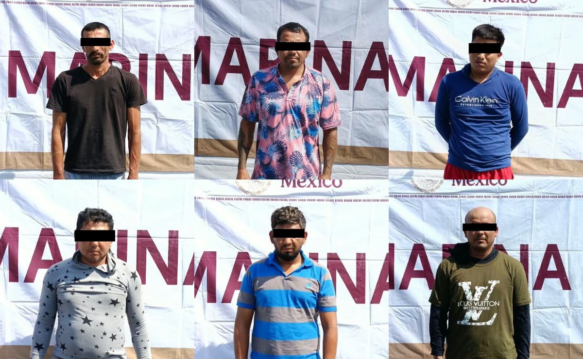 Aseguran 1.2 toneladas de cocaína detienen a 6 en aguas de Oaxaca - detenidos-en-posesion-de-12-toneladas-de-cocaina