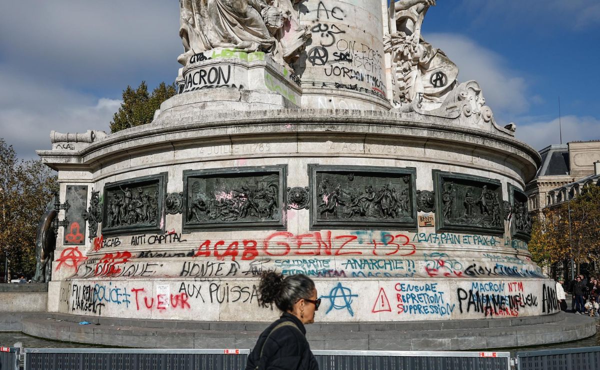 Protestas en Francia dejan mil 200 detenidos; Macron anuncia castigos contra "sembradores de caos" - vandalismo-en-francia-en-protestas-multitudinarias